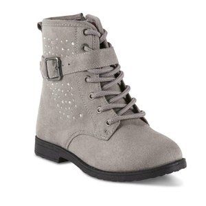 Little girl's Tabby faux suede leather boot size 3
